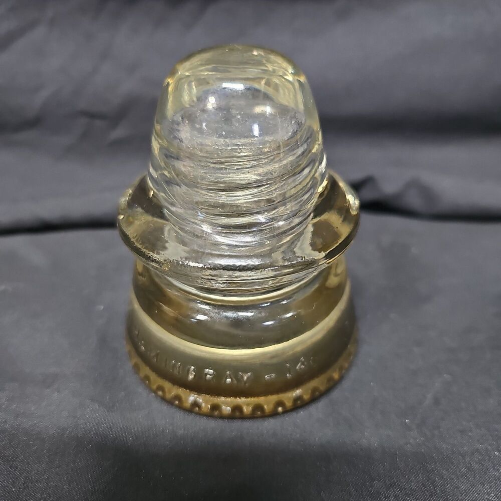 Hemingray-14 Clear Glass Insulator